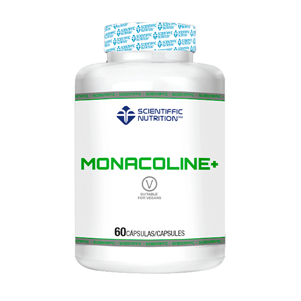 Monacolina+ bote de 60 cápsulas complemento alimenticio de colesterol del fabricante Scientiffic Nutrition