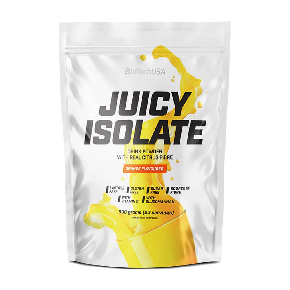Juicy Isolate presentación de 500g hecho por Biotech USA en la sección de proteína de aislado de suero isolate