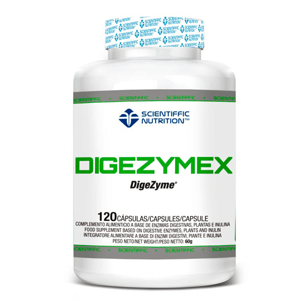 Digezyme envase de 120 cápsulas de la sección digestivos de la marca Scientiffic Nutrition