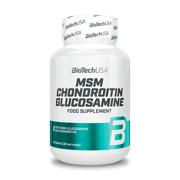 MSM Condroitina Glucosamina en 60 tabletas de la sección msm metilsulfonilmetano de la marca Biotech USA