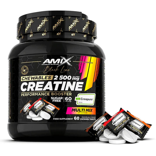 Creatina Masticable 2500mg Black Line da marca Amix Nutrition em Amix Nutrition