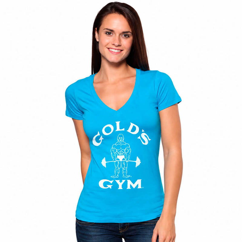 T-shirt de rapariga com decote em V Joe Classic - Gold's Gym 4