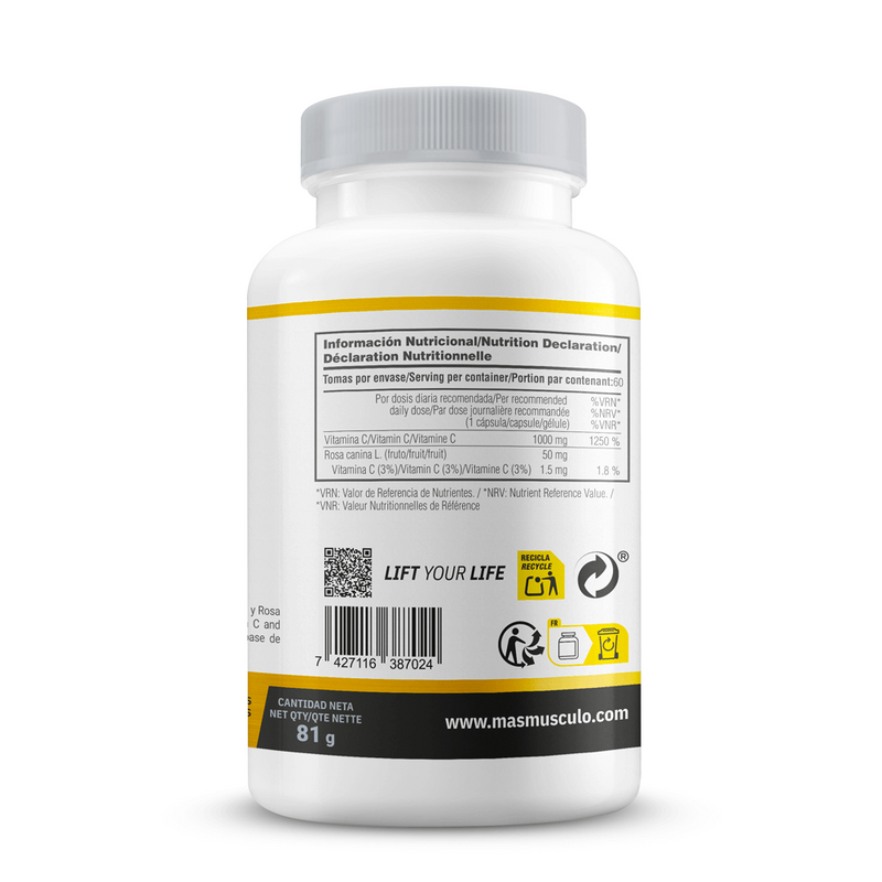 Vitamina C 1000mg - Masmusculo Supplements 2