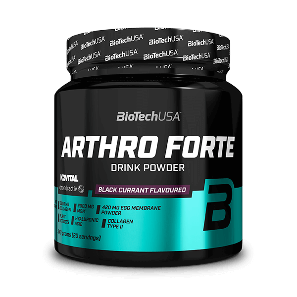 Arthro Forte presentación de 340g del fabricante Biotech USA de la sección fórmulas para mejora articular