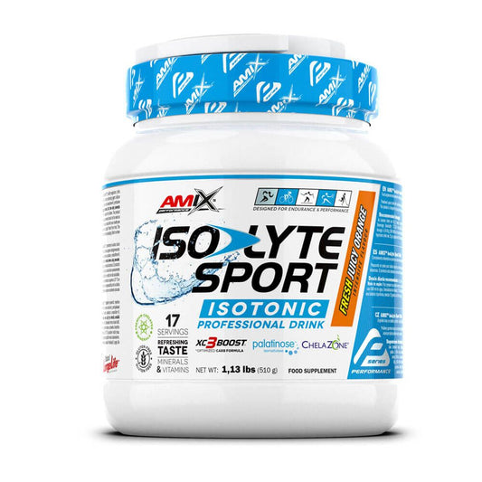 Bebida desportiva energética Isolyte da marca Amix Nutrition em Pré / Intra / Pós