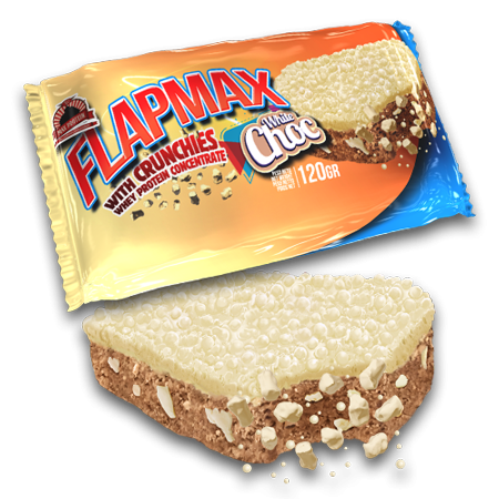 FlapMax envase de flapjack del fabricante Max Protein (Barritas de Carbohidratos)