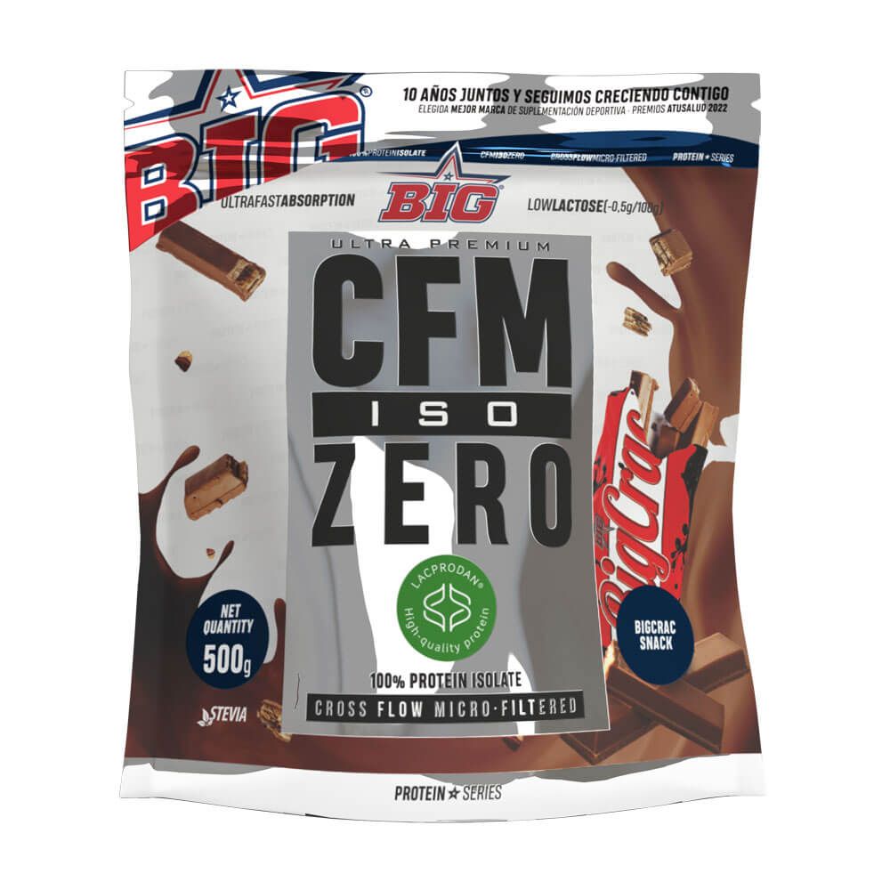 CFM ISO Zero de 500g en la sección de proteína de aislado de suero isolate hecho por BIG