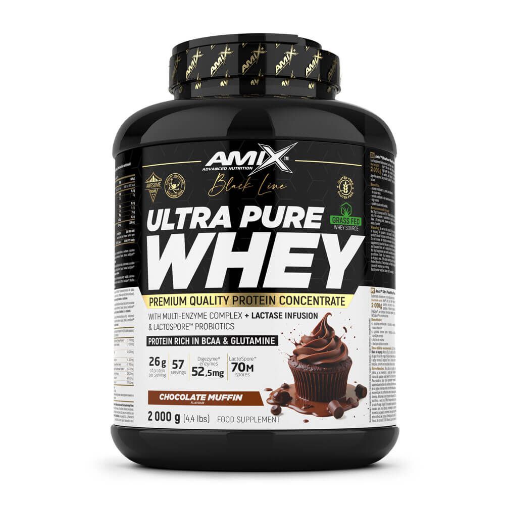 Ultra Pure Whey bote de 2kg de la marca Amix Nutrition suplemento de proteina de suero whey