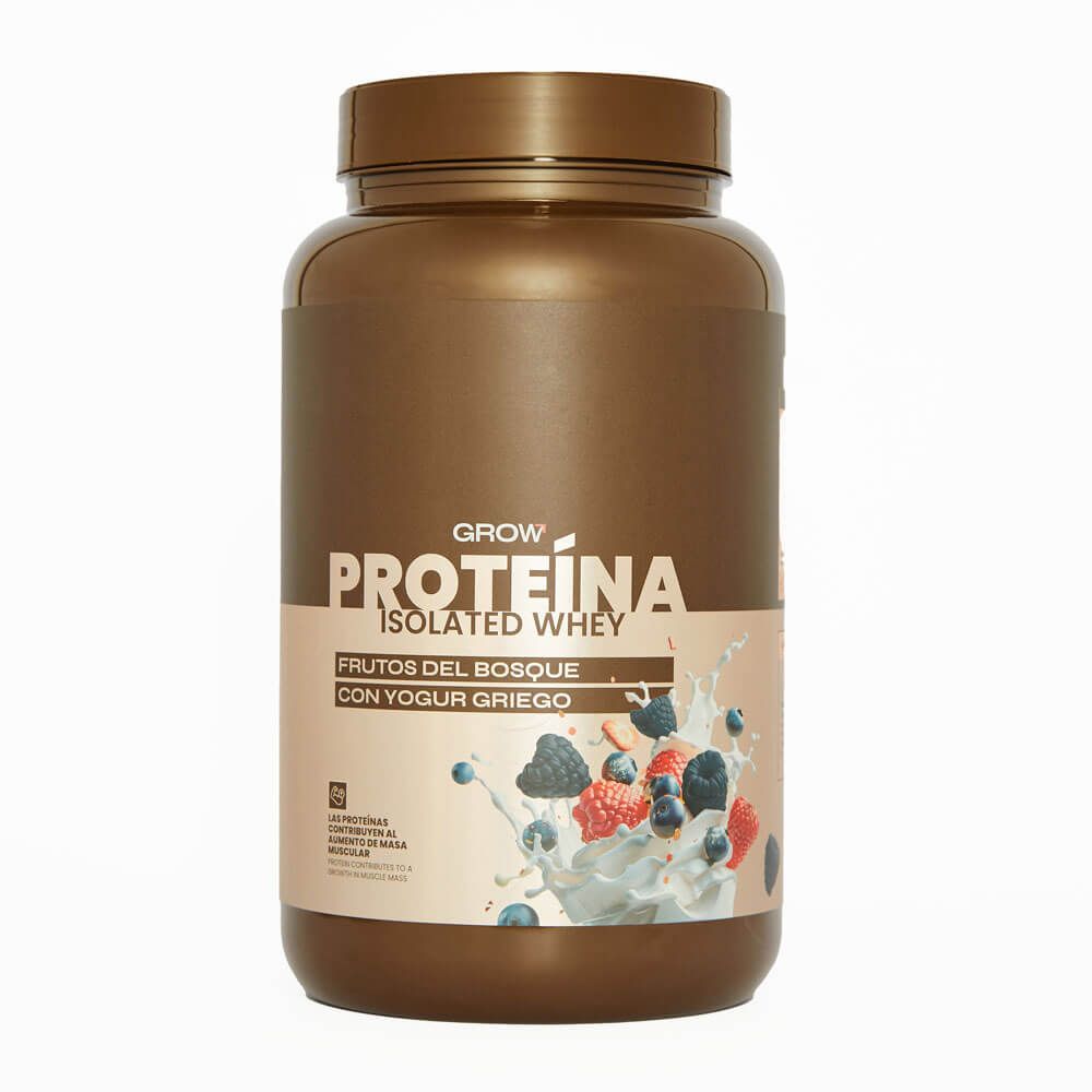 Isolated Whey envase de 1kg suplemento de proteína de aislado de suero isolate por Grow Nutrition