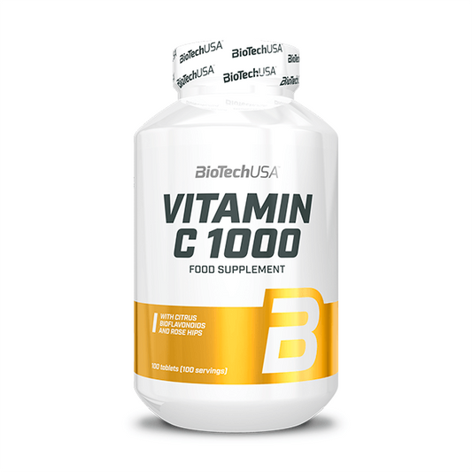 Vitamina C1000 + Rose Hips da marca Biotech USA em Vitaminas e Minerais