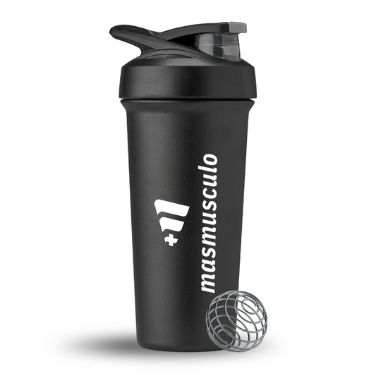 Shaker metálico com bola da marca Masmusculo em Shakers