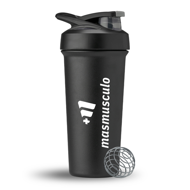 Shaker metálico com bola - Masmusculo 0