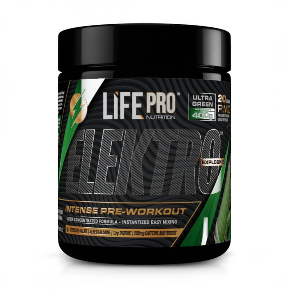 Elektro bote de 400g hecho por LifePRO en la sección de pre entreno
