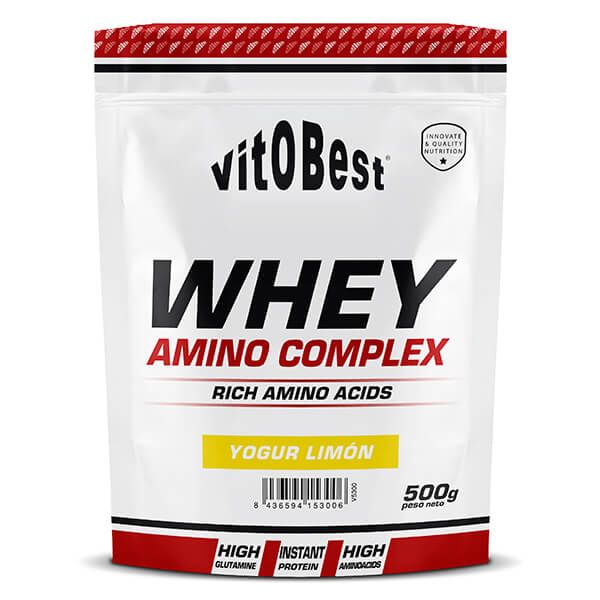 Whey Amino Complex bote de 500g complemento alimenticio de proteina de suero whey por VitoBest