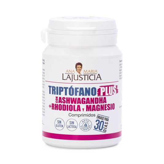 Triptofano Plus com Ashwagandha + Rodiola e Magnésio da marca Ana Maria Lajusticia em Anti-stress