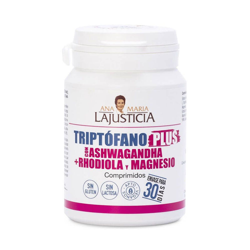 Triptofano Plus com Ashwagandha + Rodiola e Magnésio - Ana Maria Lajusticia 0