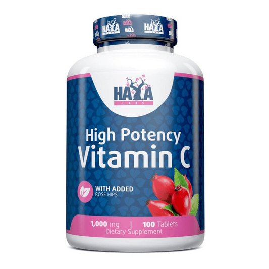 Vitamina C com Rose Hips de Alto Grau 1000mg da marca Haya Labs em Vitaminas e Minerais