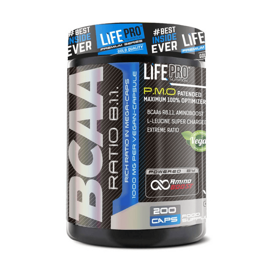 BCAA Pro 8:1:1 em cápsulas da marca LifePRO em Aminoácidos