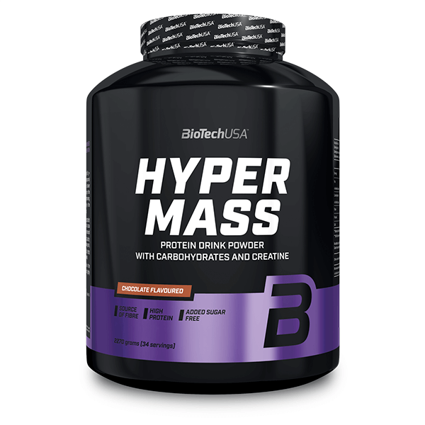 Hyper Mass envase de 2270g de la marca Biotech USA (Ganadores de Peso con proteína)
