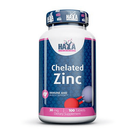 Zinco Quelatado 30mg da marca Haya Labs em Vitaminas e Minerais