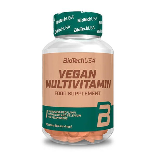 Multivitamínico Vegan da marca Biotech USA em Vitaminas e Minerais