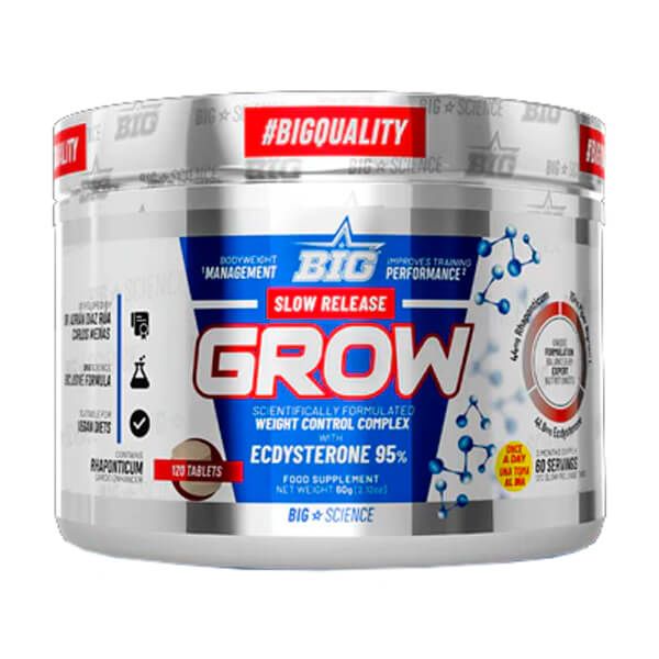 Slow Release Grow bote de 120 tabletas de BIG de la categoría complejos h crecimiento