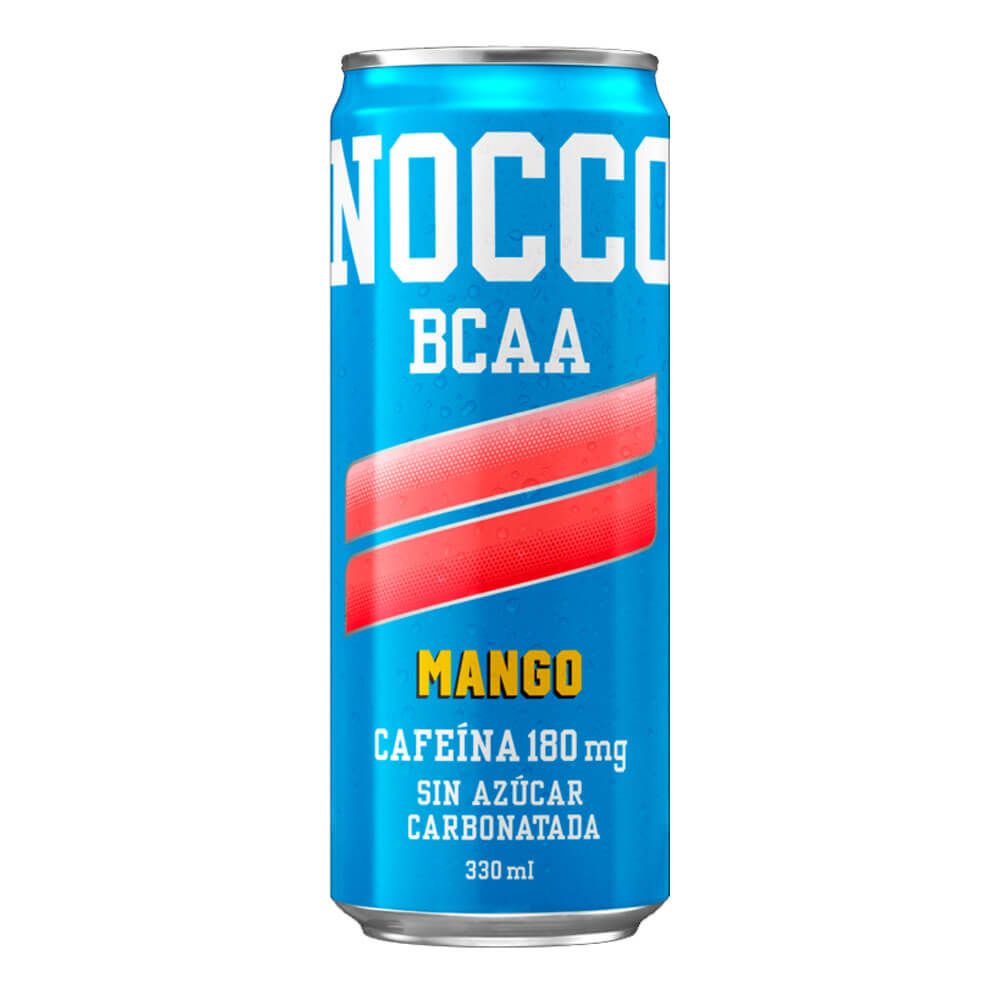 Nocco BCAA Mango presentación de 330ml de la categoría bebidas energeticas del fabricante Nocco