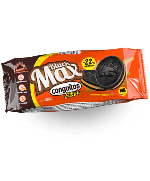 Bolachas BlackMax Conguitos® Creme de Amendoim da marca Max Protein em Max Protein