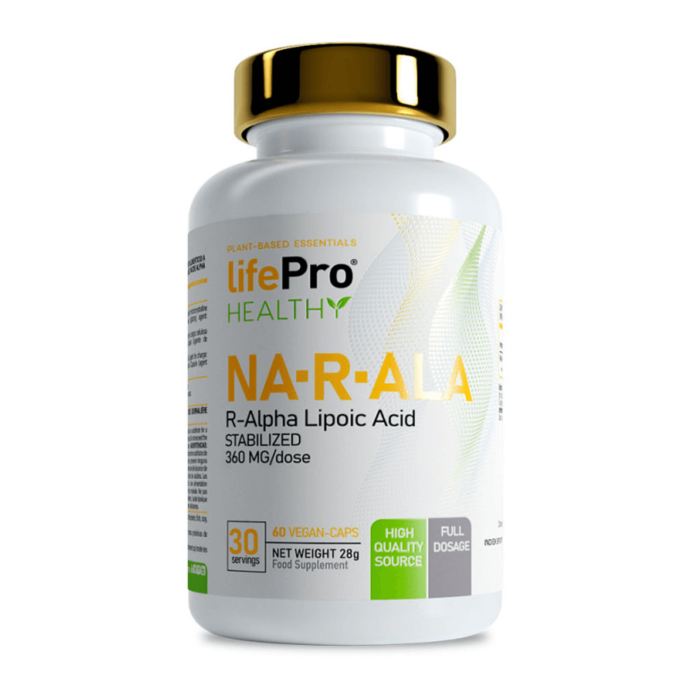 Na-R-ALA en 60 cápsulas veganas en la categoría antioxidantes del fabricante LifePRO