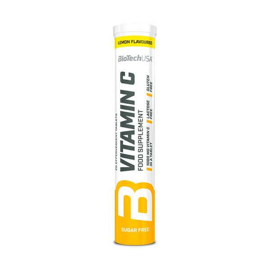 Vitamina C da marca Biotech USA em Vitaminas e Minerais