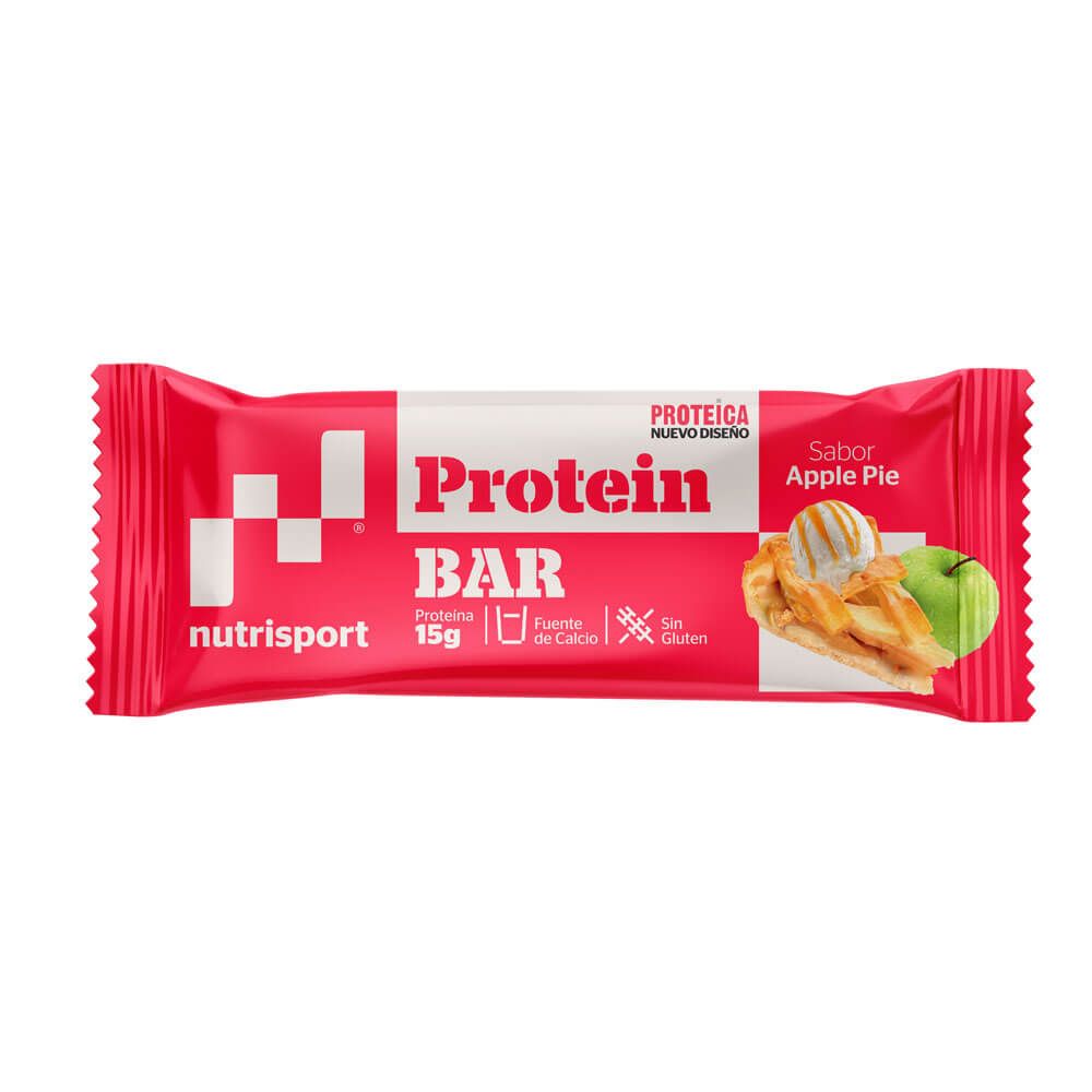 Barrita Protein Bar presentación de 44g por Nutrisport suplemento de la sección barritas de proteinas