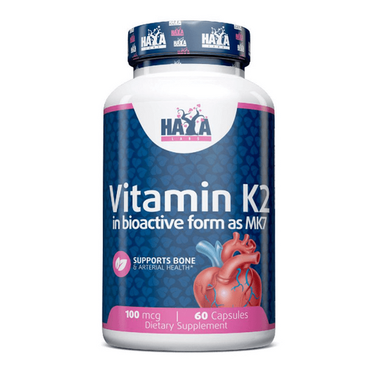 MK-7 Vitamina K2 100mcg da marca Haya Labs em Vitaminas