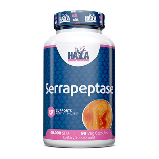 Serrapeptase 40000 SPU da marca Haya Labs em Cuidados das articulações