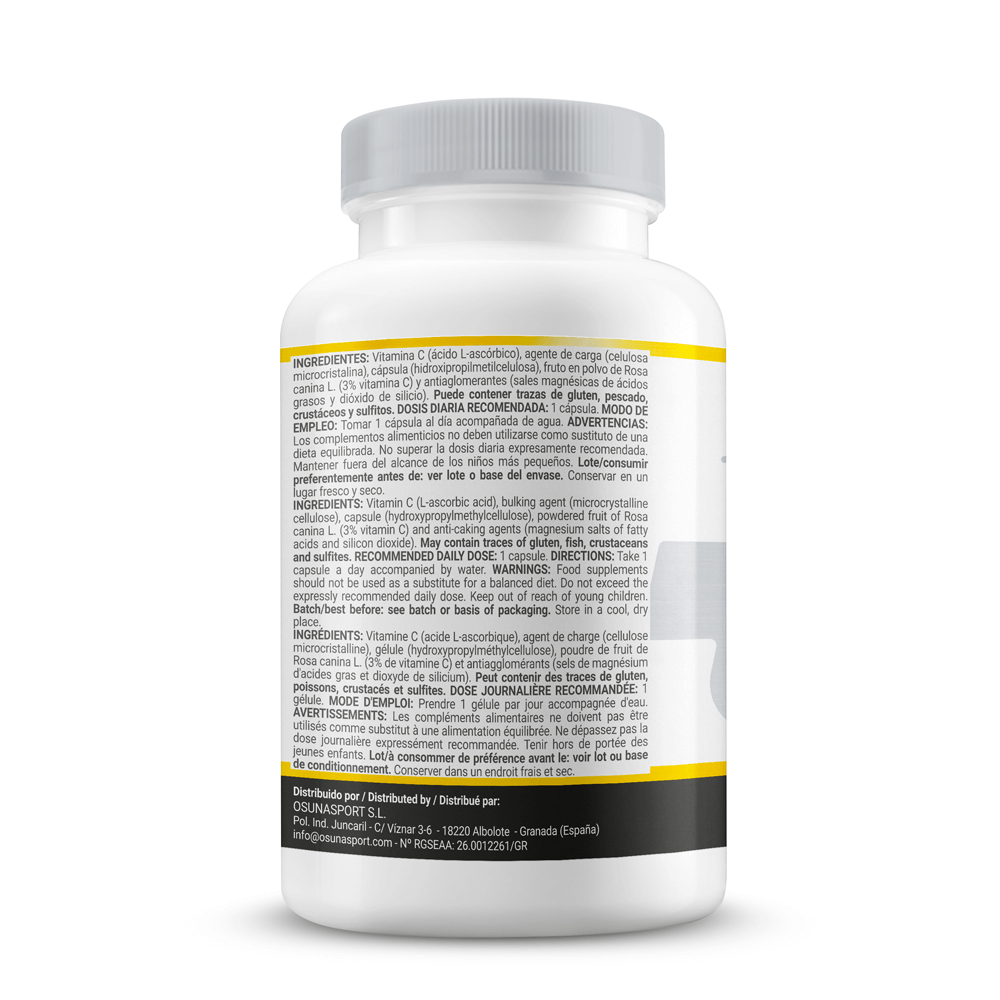 Vitamina C 1000mg en 60 cÃ¡psulas vegetales por MM Supplements