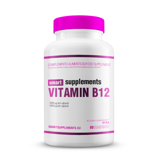 Vitamina B12 1000ug da marca Smart Supplements em Vitaminas e Minerais