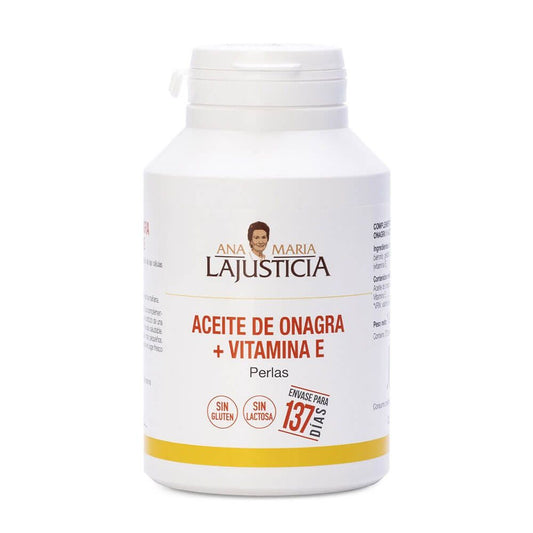 Óleo de onagra + Vitamina E da marca Ana Maria Lajusticia em Óleo de onagra
