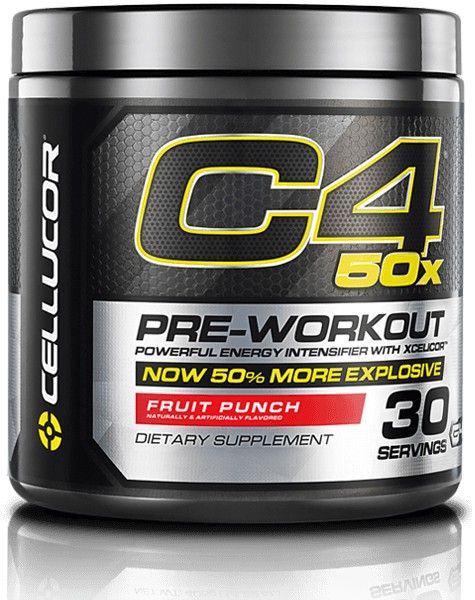 C4 50x da marca Cellucor em Pré / Intra / Pós