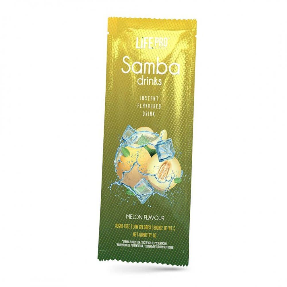 Samba Drink presentación de 9g de LifePRO suplemento de la sección edulcorantes y saborizantes