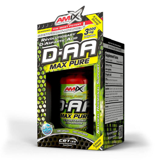 D-AA Max Pure (Ácido Aspártico) da marca Amix Nutrition em Extractos botânicos e minerais
