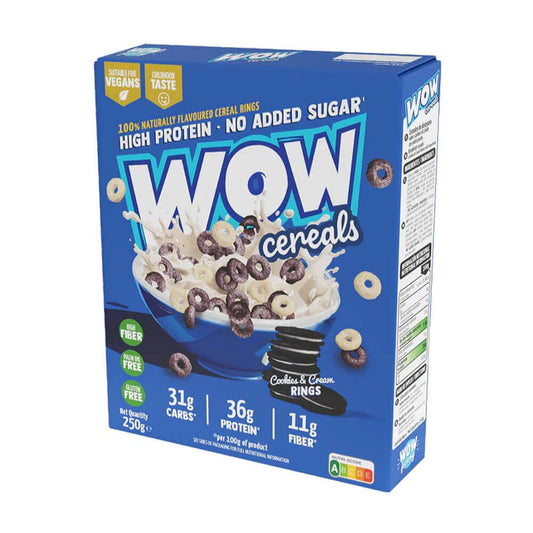 Wow Cereals Rings (Anéis de cereais) da marca Wow Factory em Alimentação saudável