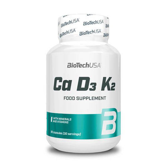 Ca D3 K2 da marca Biotech USA em Cuidados das articulações