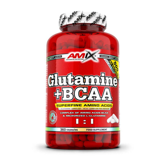 Glutamina + BCAA em cápsulas da marca Amix Nutrition em Amix Nutrition
