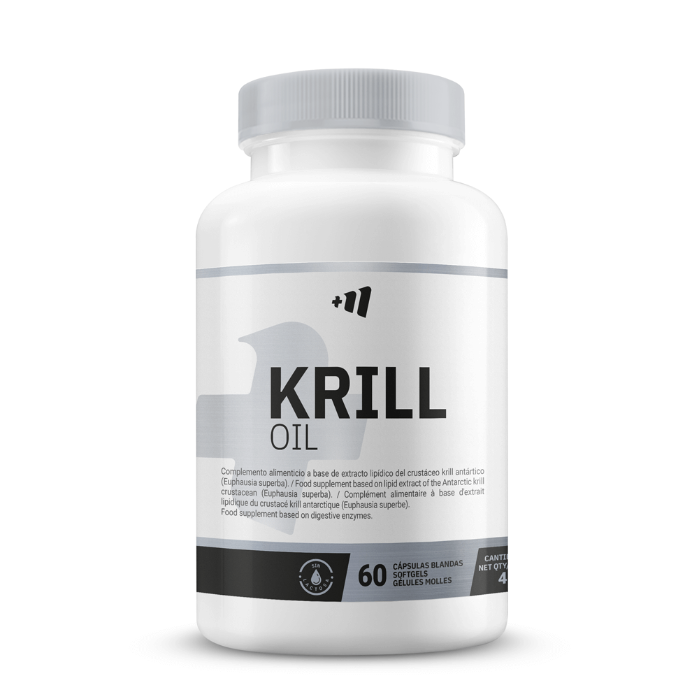 Aceite de Krill envase de 60 softgels de la marca Masmusculo Supplements en la sección de aceite de pescado