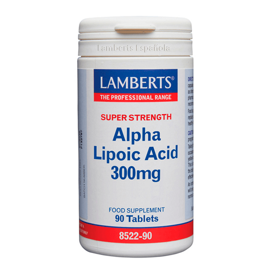 Ácido alfa-lipóico 300mg da marca Lamberts em Vitaminas e Minerais