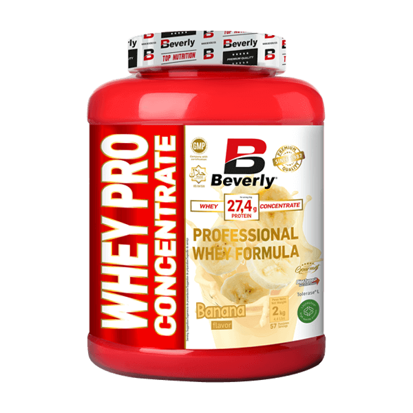 Whey Pro Concentrate en 2kg por Beverly Nutrition suplemento de proteina de suero whey