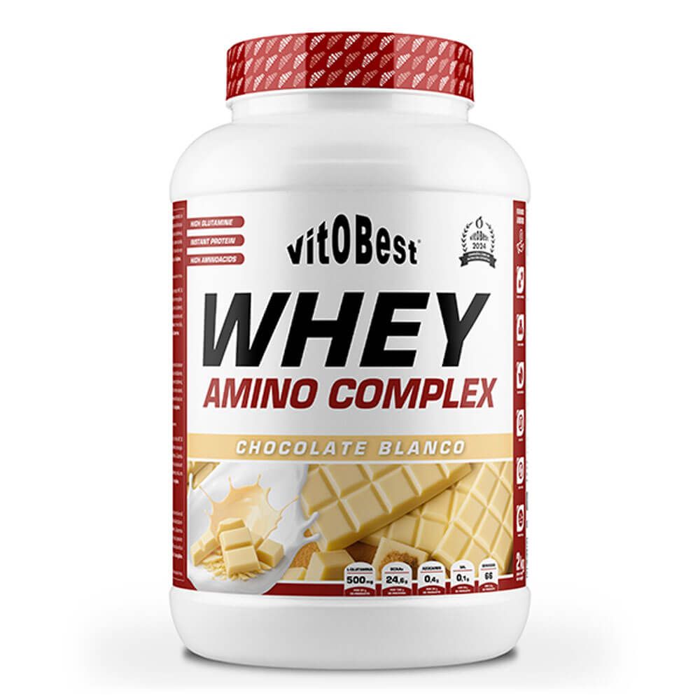 Whey Amino Complex envase de 2kg suplemento de proteina de suero whey hecho por VitoBest
