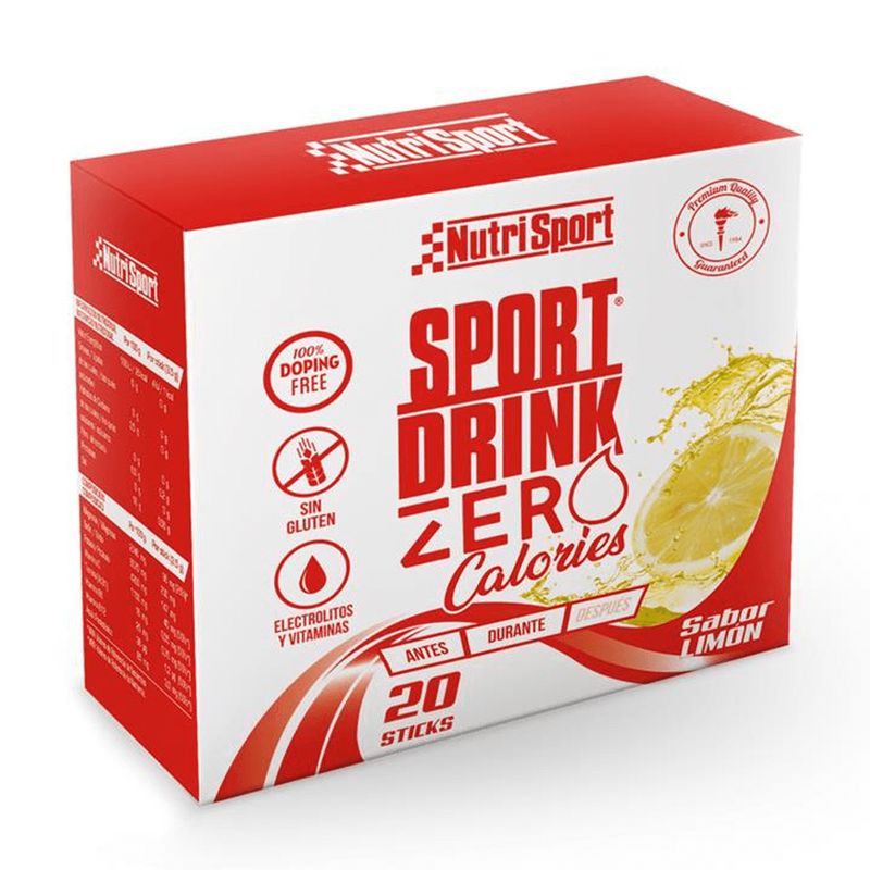 Bebida desportiva sem calorias - Nutrisport 0