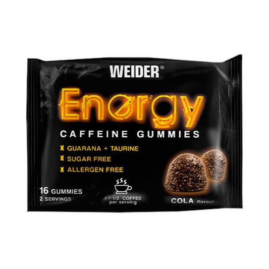 Gomas de cafeína Energy da marca Weider em Weider