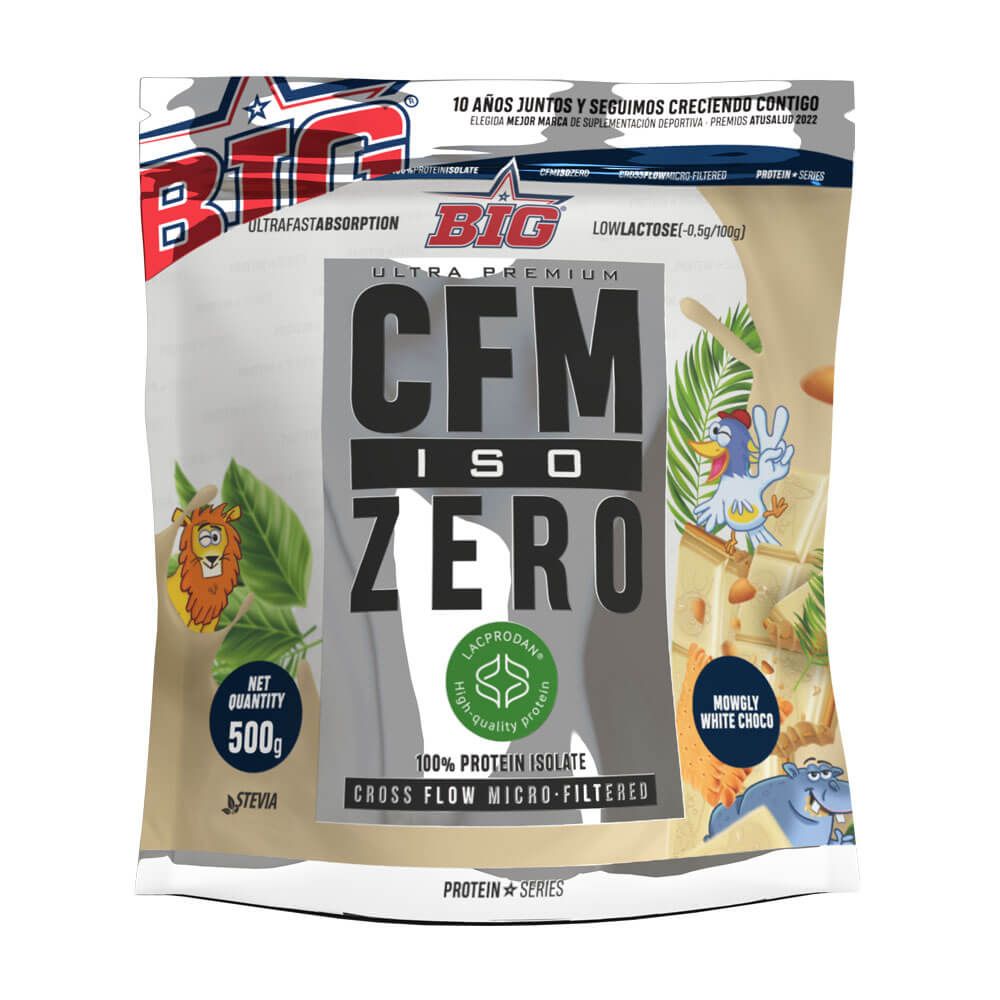 CFM ISO Zero en 500g de la sección proteína de aislado de suero isolate hecho por BIG