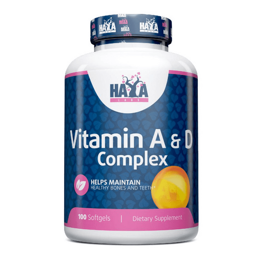 Complexo de Vitamina A e D da marca Haya Labs em Vitaminas e Minerais